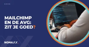 Mailchimp en de AVG, werken aan de nieuwsbrief op de laptop